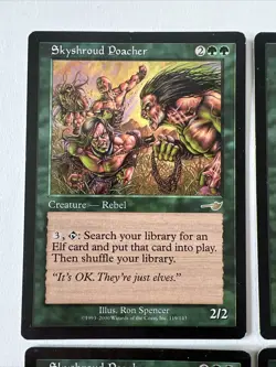 4x Skyshroud Poacher MTG Nemesis MP Magic The Gathering Playset 4 - Image 2