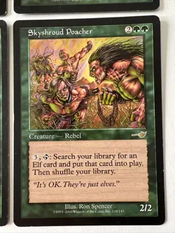 4x Skyshroud Poacher MTG Nemesis MP Magic The Gathering Playset 4 - Image 5