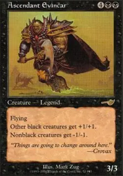 Moderatly Played, English - 1 x MTG Ascendant Evincar Nemesis - Image 1