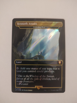 1 x SURGE FOIL MTG Henneth Annun - Reflecting Pool - Commander: LOTR - NM/LP - Image 1