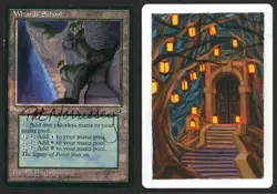***Wizards' School Altered Artist Proof Signed*** MTG Homelands Pat Morrissey - Image 1