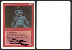 ***Uthden Troll Artist Proof Signed*** MTG Revised Douglas Shuler Kid Icarus - Image 1