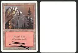 ***Mountain Artist Proof Signed*** MTG Revised Douglas Shuler Kid Icarus - Image 1