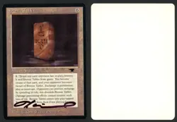 ***Bronze Tablet Artist Proof Signed MTG Antiquities Tome Wanerstrand Kid Icarus - Image 1