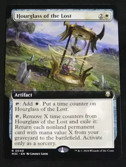 MTG Hourglass of the Lost (Extended Art) Modern Horizons 3 (MH3) #40 Rare NM ⚪ - Image 2