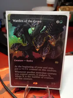 [1x] Warden of the Grove - Foil - Borderless Near Mint, English Tarkir: Dragonst - Image 1