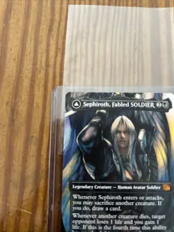 Sephiroth, Fabled SOLDIER (Borderless) (0317) Final Fantasy MTG Regular MINT - Image 2