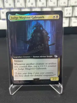 Judge Magister Gabranth (Extended Art) FOIL MTG Final Fantasy NM - Image 1