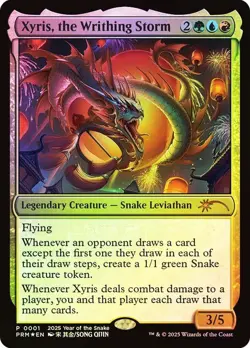 Xyris, the Writhing Storm and Snake Token Foil 2025 Year of the Snake Promo NM - Image 1