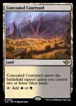 Concealed Courtyard - Outlaws of Thunder Junction -MTG - #268 - NM - Image 1