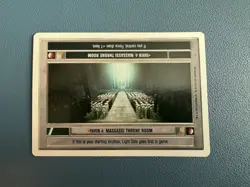 Yavin 4: Massassi Throne Room playing card from Star Wars CCG - Image 1