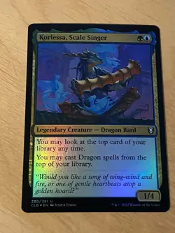 Korlessa, Scale Singer FOIL Commander Legends: Battle for Baldur's Gate NM MTG - Image 1