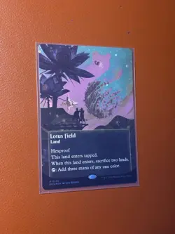 Lotus Field (0158) (Borderless) (Galaxy Foil) Edge of Eternities: Stellar Sights - Image 1