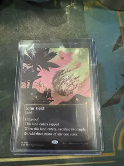 Lotus Field (0158) (Borderless) (Galaxy Foil) Edge of Eternities: Stellar Sights - Image 1