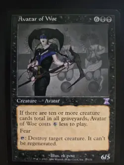 Avatar of Woe NM Time Spiral: Timeshifted MTG FREE SHIPPING - Image 1