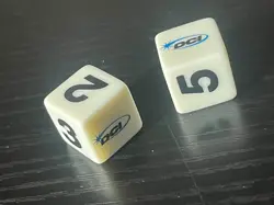 Rare Vintage DCI Duelist MTG Magic WotC 6-sided dice - Two (2) - Image 1