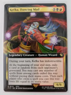 Kefka, Dancing Mad (Extended Art) 0174 (NM) Final Fantasy FIC Magic MTG - Image 1