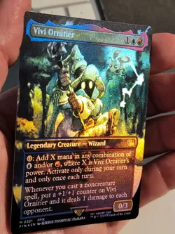 Excellent condition Vivi Ornitier (Borderless) Final Fantasy Foil. NM M0321 - Image 3
