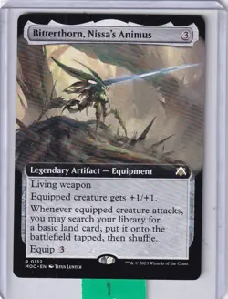 Bitterhorn Nissa's Animus (Extended Art) * March of the Machine Commander - Image 1