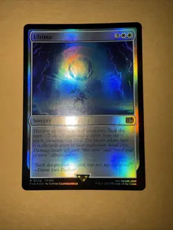 Ultima FOIL MTG Final Fantasy NM Rare R 0038 FFXIV Sorcery Card FIN Magic - Image 1