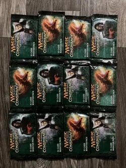 Mtg 12 Booster Pack Lot Conspiracy Draft Set Magic The Gathering Sealed New Rare - Image 1