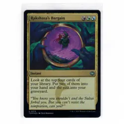 Rakshasas Bargain MTG Tarkir Dragonstorm Foil 0214 - Image 1