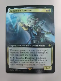 MTG Papalymo Totolymo Commander: Final Fantasy Foil Extended Art Rare - Image 1