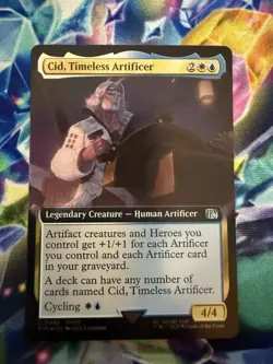 Cid, Timeless Artificer (0480) Final Fantasy Foil Extended Art - Image 1