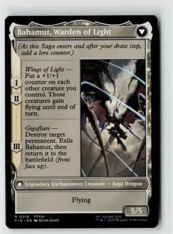MTG Final Fantasy Dion, Bahamut's Dominant / Bahamut, Warden Of Light x1 NM Rare - Image 2