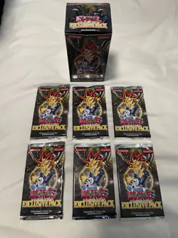 ⭐ 6x Sealed YuGiOh Exclusive Packs 2004 Sphinx Complete 8 Card Set +Original Box - Image 1