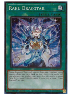 Rahu Dracotail - JUSH-EN009 - Collector's Rare - YuGiOh - Image 1