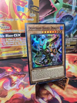 Yu-Gi-Oh! Desperarado Barrel Dragon LDS1-EN076 1st Ultra Rare (Blue) LP - Image 3