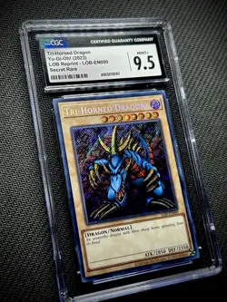 Tri-Horned Dragon - LOB-EN000 - CGC 9.5 - 25th Anniversary - Yu-Gi-Oh! - Image 2