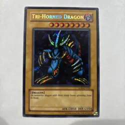 Tri-Horned Dragon Secret Rare | LOB-EN000 | Yu-Gi-Oh! 25th Anniversary | NM - Image 1