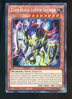 Yu-Gi-Oh! Toon Black Luster Soldier 1st BLCR Secret - Image 1