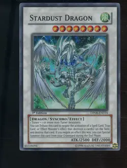 Yu-Gi-Oh! DP08 1st Edition Stardust Dragon - Image 1