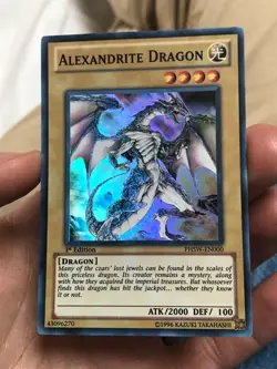 Yugioh! LP Alexandrite Dragon - PHSW-EN000 - Super Rare - 1st Edition Lightly Pl - Image 1