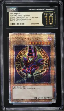 2025 Yu-Gi-Oh! Japanese QCAC Dark Magician #QCAC-JP018 CGC 10 PRISTINE - Image 1