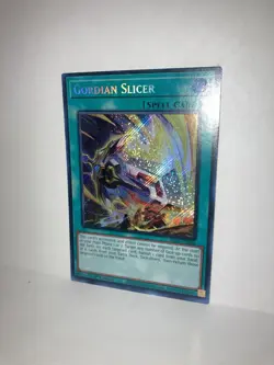 Yugioh Gordian Slicer ALIN-EN066 1st Edition Secret Rare - Image 2