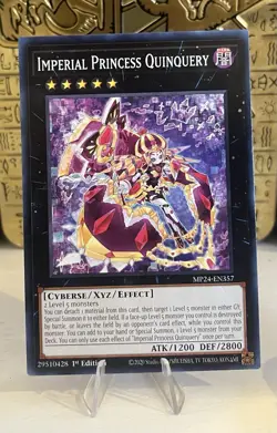 YuGiOh! - Imperial Princess Quinquery MP24-EN357 Common 1st Edition Near Mint - Image 1
