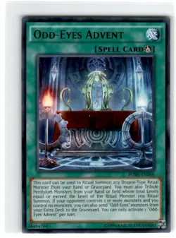 Yu-Gi-Oh! Odd-Eyes Advent Rare BOSH-EN066 Lightly Played Unlimited - Image 1