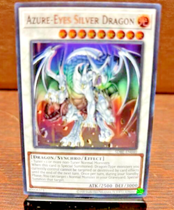 2020 Yugioh Azure-Eyes Silver Dragon #SDBE-EN040 - Image 1