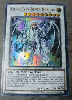 ***Azure-Eyes Silver Dragon*** SDBE-EN040 Saga of Blue-Eyes White Dragon... - Image 1