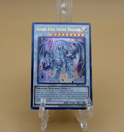 Yu-Gi-Oh! TCG Azure-Eyes Silver Dragon SDBE-EN040 Ultra Rare Unlimited NM HOLO - Image 1