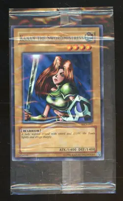 2003 YU-GI-OH! PROMO WCS-WORLD CHAMP SER #001 KANAN THE SWORDMISTRESS SEALED - Image 1