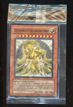 Testament Of The Arcane Lords WCPS-AE703 Super Rare Prize 2007 Yu-Gi-Oh! Sealed - Image 1