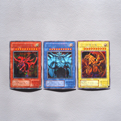 Yu-Gi-Oh Egyptian God Slifer Obelisk Ra G4-01 G4-02 G4-03 3set NM-EX Japan k243 - Image 1