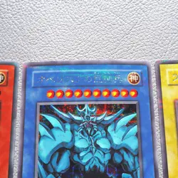 Yu-Gi-Oh Egyptian God Slifer Obelisk Ra G4-01 G4-02 G4-03 3set NM-EX Japan k243 - Image 4