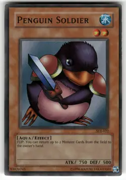Penguin Soldier Starter Deck: Joey Super Rare Yugioh Moderately played - Image 1