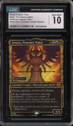 Magic MTG Atraxa, Praetors Voice Serialized #365/500 DBL RN #0163 CGC 10 - Image 1